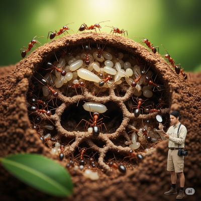 Descoberta e estudo do mundo fascinante das formigas