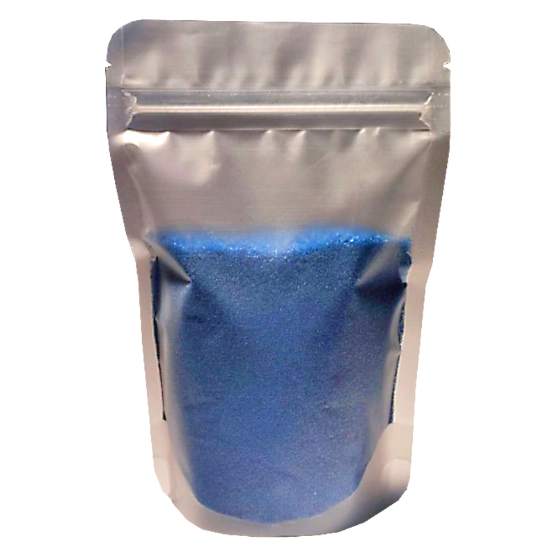 Cascalho de areia na cor azul claro Cascalho de areia na cor azul claro