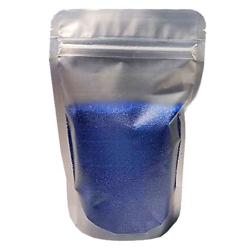 Cascalho de areia na cor azul escuro Cascalho de areia na cor azul escuro