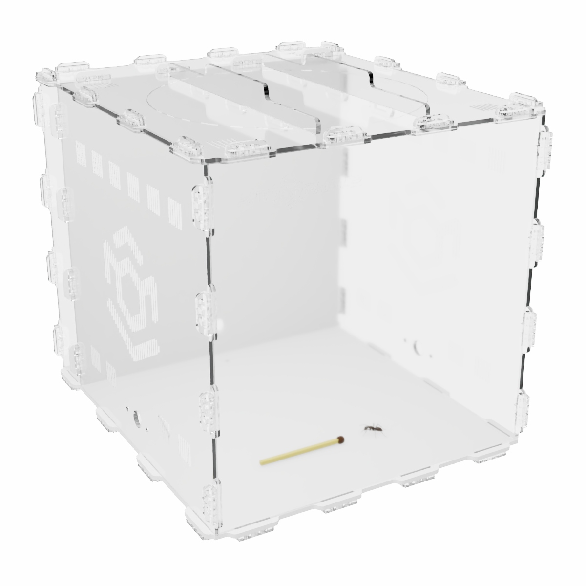 Arena de acrilico 150x150x150 mm para Campo Casa Grande